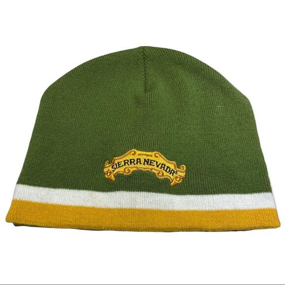 Sierra Nevada Brewing Company Knit Green Logo Beanie Beer One Size Unisex - Picture 1 of 4